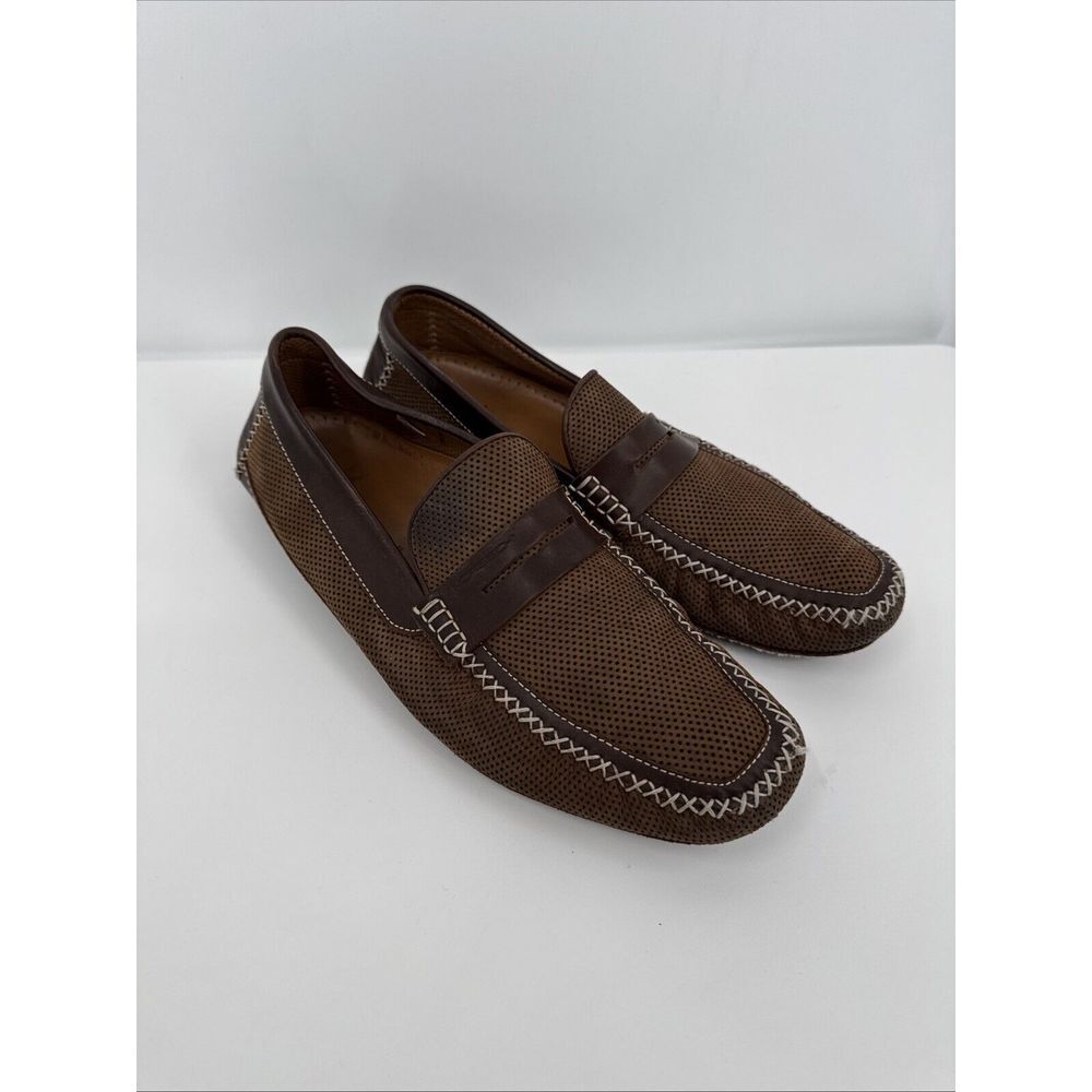 Moreschi Bahama Slip-on Driver Brown Size 9 USA